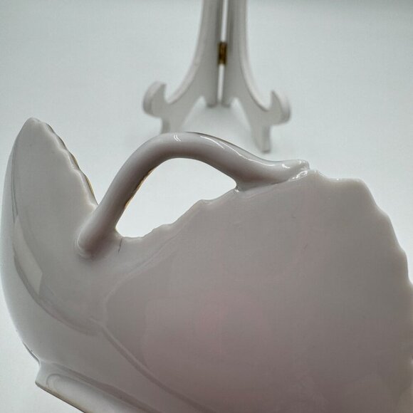 Gold Gilt ANDREA Lotus Flower Trinket, Candy, Nut Dish. Butterfly, Scarab Beetle - Picture 7 of 11